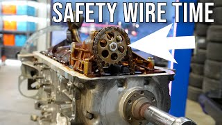 BMW E36 M52 OIL PUMP NUT SAFETY WIRE INSTALL! Ep2