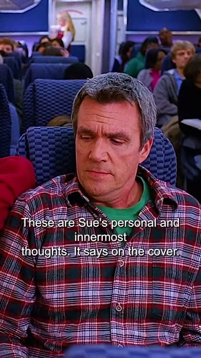 Axl took Sue’s diary on the plane #themiddle #themiddlescene