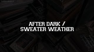 After Dark X Sweater Weather Mashup Tiktok Tradução