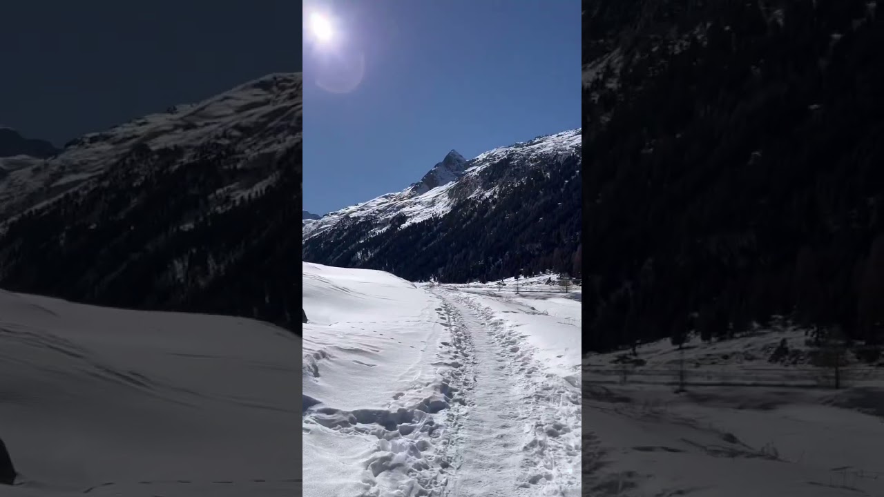 🥾 Hiking to Val Roseg 🇨🇭 Engadin, Switzerland. 