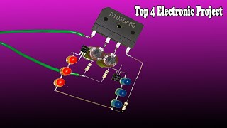 Top 4 Electronic Project Using BC547 Diode Relay Battery 3mm led&#39;s &amp; More Eletronic Components