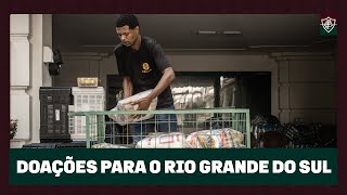 FLUMINENSE ENTREGA DOAÇÕES PARA VÍTIMAS DA ENCHENTE NO RIO GRANDE DO SUL