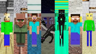 Everyone Baldi's 7 Minecraft Basics Mods  ALL PERFECT!