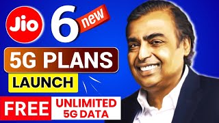 Jio New 5G Plans Launch | Jio Free Unlimited 5G Data | Free Subscription | Jio Prepaid Recharge 2023