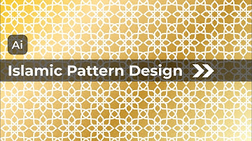 Gold Islamic Pattern Design | Adobe Illustrator Tutorials