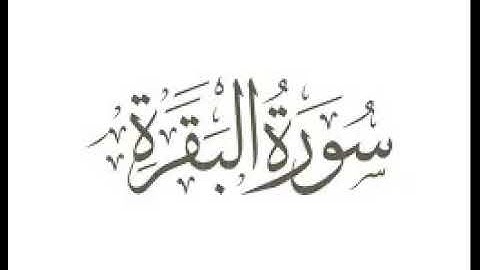 سورة البقرة بصوت يشرح الصدر
