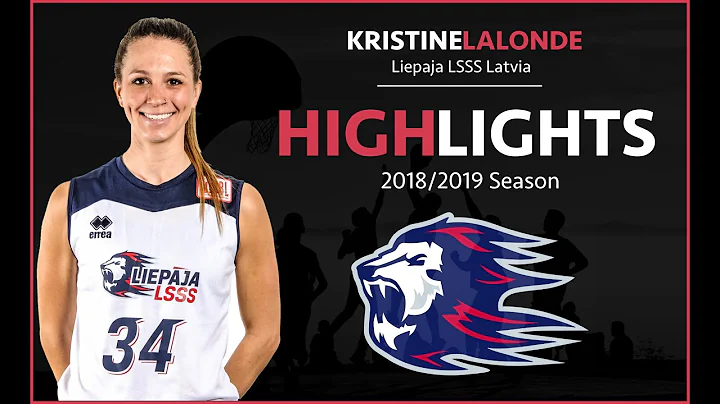 Kristine Lalonde (5'10" Point Guard - Liepaja LSSS - Latvian 1st Division) - Season Highlights