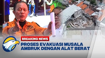 BREAKING NEWS - BNPB Jelaskan Langkah Evakuasi Korban Musala Ponpes Ambruk Dengan Alat Berat