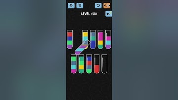 Water Color Sort Level 430 Walkthrough Solution iOS/Android