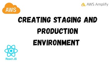How to create staging and production environment  on amplify console with react and GitHub || Part 1