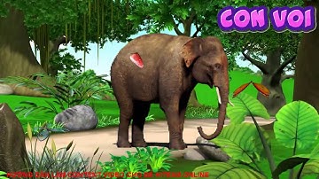 DEMO VIDEO DẠY TRẺ NHẬN BIẾT ĐỘNG VẬT | KIẾM TIỀN YOUTUBE HITEAM.ONLINE