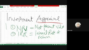 Introduction to investment appraisal