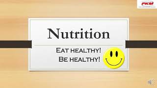 E CONTENT  SLIDESHOW  NUTRITION VIDEO