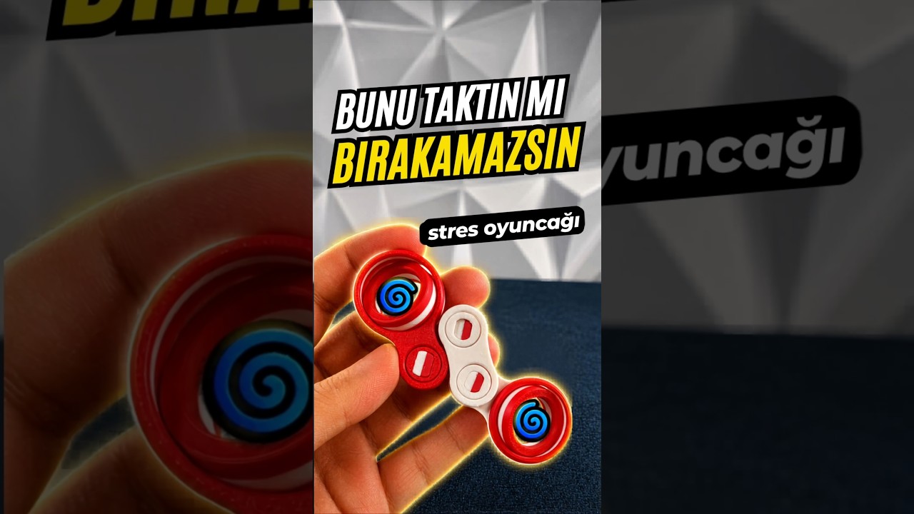 HEM DÖNÜYOR HEM KATLANIYOR 🤯 | Flip Spinner Stres Oyuncağı | 3D Print Fidget