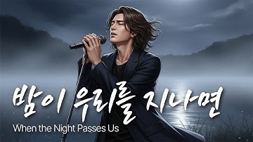 「밤이 우리를 지나면」 애절한 정통 락발라드, 이별의 끝을 노래하다 / 유일무이 락발라드 Created with AI