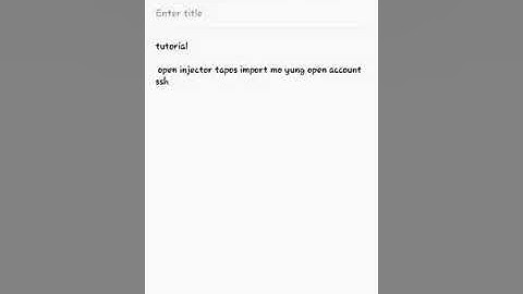 How to put username and password in HTTP injector