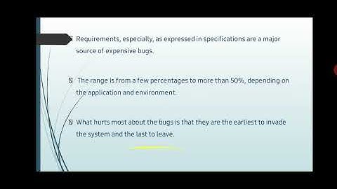 Types of Bugs PART 1 -software Testing -Taxonomy of Bugs