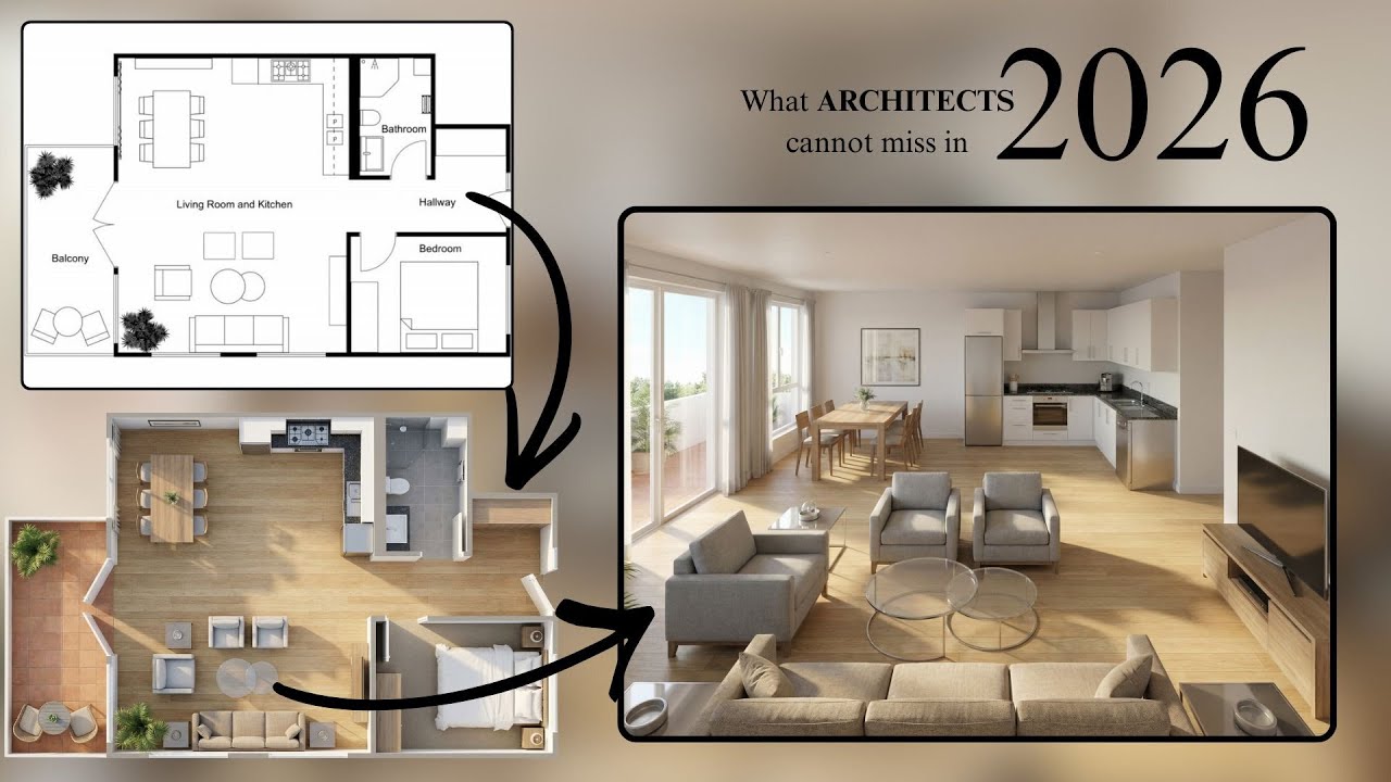 How to render 2D floorplans using AI - YouTube