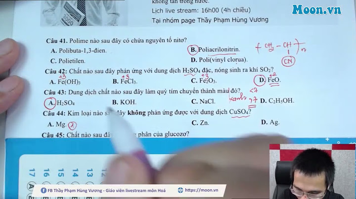 Dung dịch nào sau đây làm xanh quỳ tím