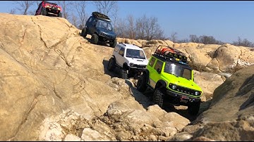 MST CMX CFX オープンデフ[Open diff] Jimny散歩 川本ロック 2021.02.21