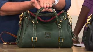 Маленькая кожаная сумка-портфель Dooney & Bourke Florentine Vachetta с Джейн коричневым цветом