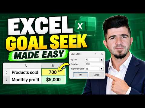 How to use Goal Seek Function in Microsoft Excel | Goal Seek in MS Excel || Goal Seek In Excel