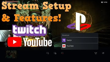 PlayStation 5 Twitch & Youtube Broadcast Options/ Streaming Setup! (Step by Step)