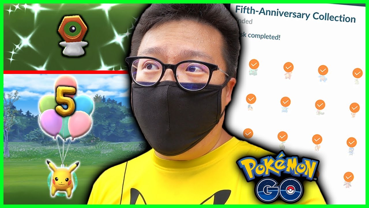 POKEMON GO 5TH YEAR ANNIVERSARY EVENT