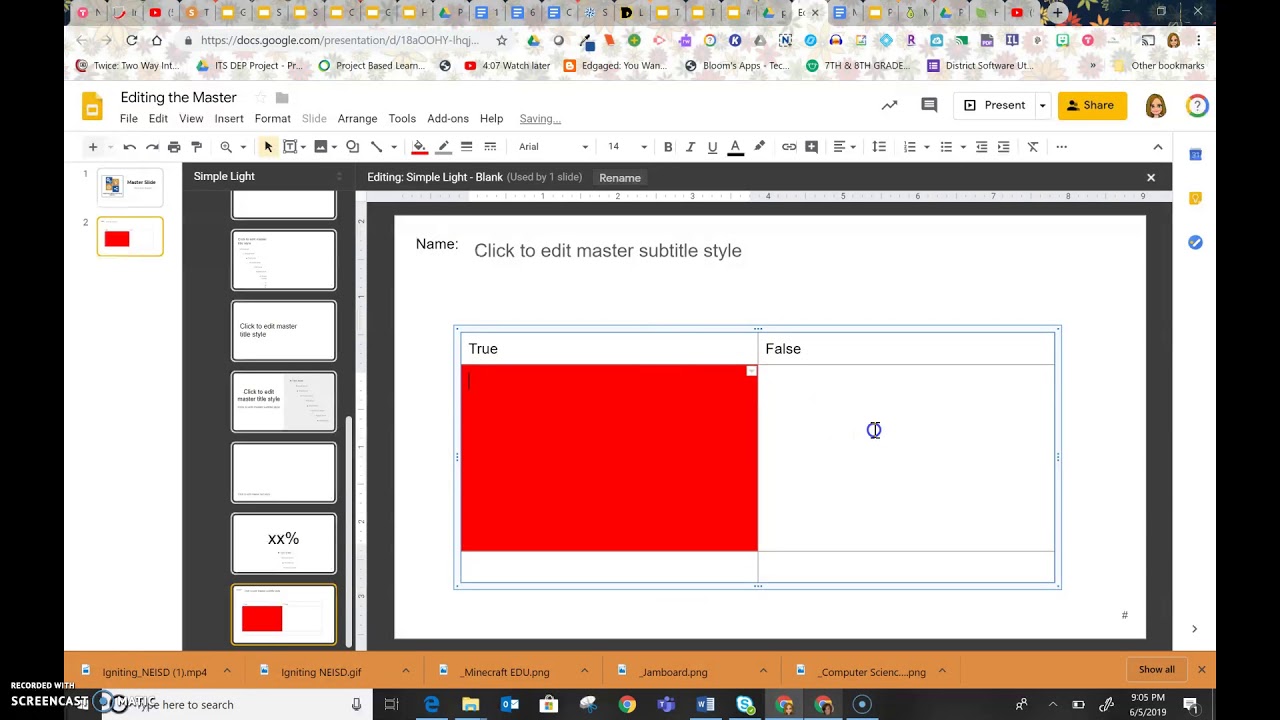  Edit  the Master Slide  in Google Slides  YouTube