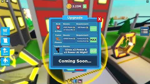 Getting the Phoenix fusion in Super Power Fighting Simulator