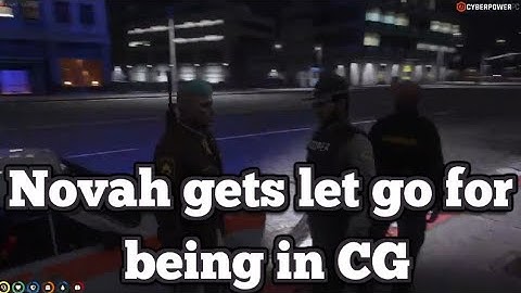 Novah gets let go for being in CG | No-Pixel 3.1