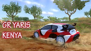 Gee- Rally (android gameplay), Toyota Yaris GR, Kenya, dry, gravel screenshot 3