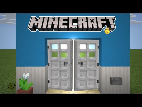 Vídeo: Como Abrir Uma Porta De Ferro No Minecraft