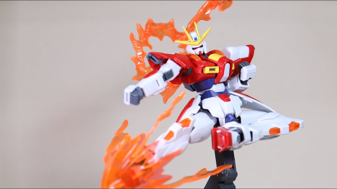 ガンプラ：HGBFビルドバーニングガンダム完成レビュー動画！主人公