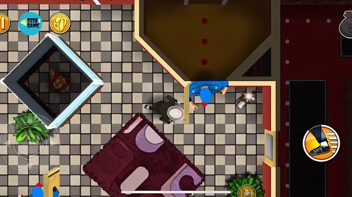 Robbery Bob: CHAPTER 9 - EXTRAS Level 15 , 100% iOS/Android Walkthrough