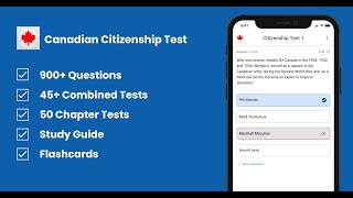 Canada Citizenship Test Preparation App screenshot 2