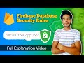 Firebase Realtime database rules | Full Explanation Video