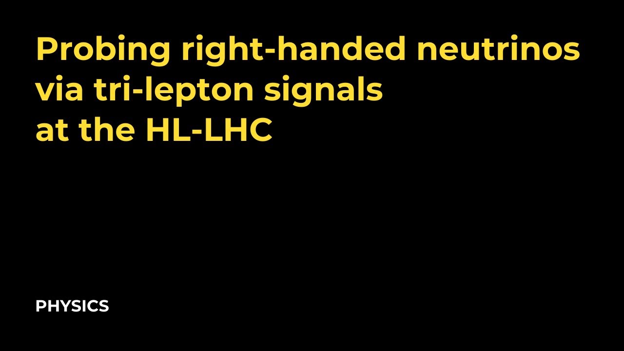 Probing right handed neutrinos via tri lepton signals at the HL LHC