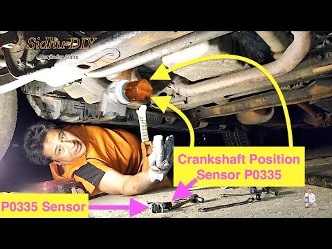 How To Replace Crankshaft Position Sensor on Cadillac Escalade | Code P0335