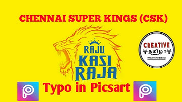 Chennai Super Kings | CSK Logo Font | Typography in Picsart