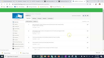 BUILDING SCHOOLOGY MATERIALS-  Using a Test Generator to Import Word Doc Tests to Schoology