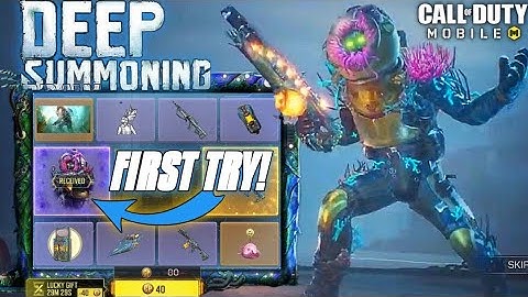 DEEP SUMMONING First Try Got Bathysphere Eldritch Terror! Legendary Holger Risen Deep | COD MOBILE |