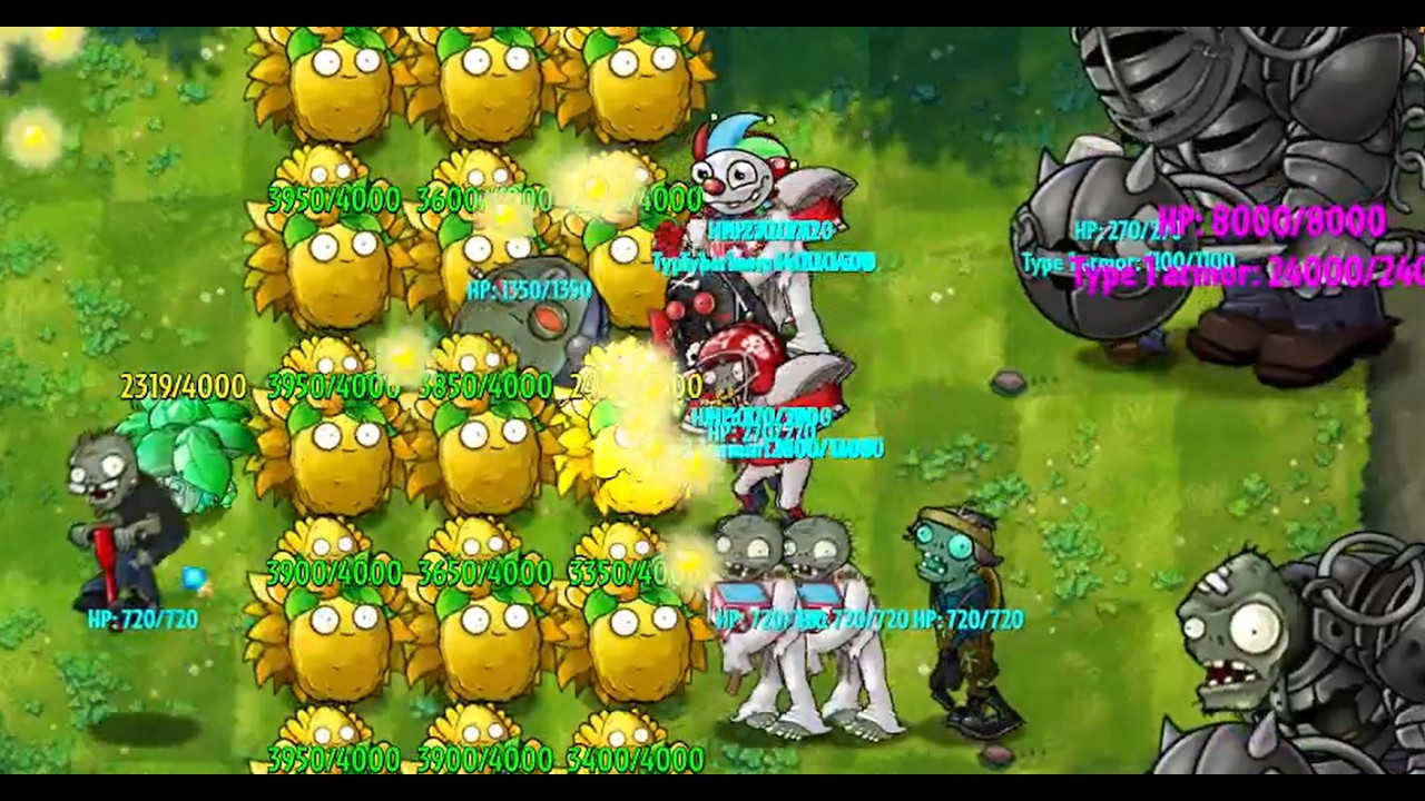PVZ Fusion - Solar nut bowling