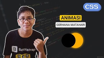 Animasi CSS - Gerhana Matahari