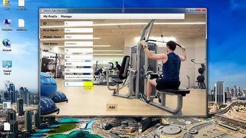 Health Club Management System- Desktop Application using Java language