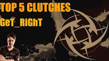 TOP 5 CLUTCHES: GeT_RiGhT!!!! (Christopher Alesund)