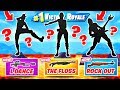 RARE EMOTES = LEGENDARY WEAPONS in Fortnite!