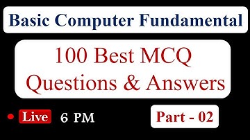 Basic Computer Fundamental MCQ Quiz Part - 2 | Computer Objective Questions [Hindi]