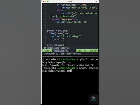 Build a Website Status Checker command with Python: Quick CLI Tutorial ...