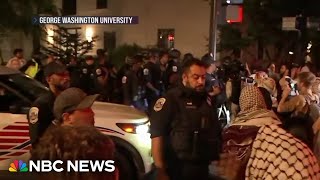 New campus crackdowns on pro-Palestinian protesters